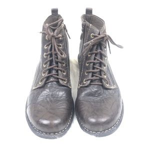 clarks nikki north black scrunch leather